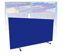 HIFRQVVC Foldable Table Tennis Court Fence Surround Baffles Foldable Table Tennis Baffle Barrier Multicolor Stainless Steel Non-Woven 140x75cm Multiple Sizes(Blue,Select Size)