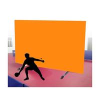 HIFRQVVC Foldable Table Tennis Court Fence Surround Baffles Table Tennis Field Fence Court Barrier Privacy Screen Multicolor Stainless Steel Pack of (1-10)(Orange,1PCS)