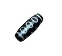 HIFRQVVC Tibet Agate Dzi Bead Pendant, Five-Eyed Dzi Bead Pendant For Men And Women Natural Agate 3cm x 1.2cm x 1mm