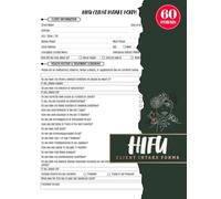 HIFU Client Intake Forms: High Intensity Focused Ultrasound Consultation & Consent Log for Medical Spas & Aesthetic Clinics | 120 Two-Sided Pages, 60 Forms