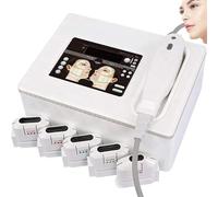 HIFU Face Lifting Machine for Face and Body, Body Shaping Slimming Machine, Mini Skin Tightening Anti-Ageing Hifu Device, with High Intensity Focused Energy, 5 Heads, Safe and Painless