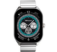 HiFuture Apex Silver HF-063 - Man - 46 mm - Smartwatch - Quartz with charger - Gorilla Glass Black 22 mm