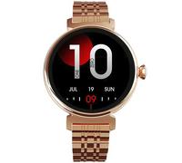 HiFuture Aura HF-031 - Woman - 34 mm - Smartwatch - Quartz with charger - Gorilla Glass Rose Gold 14 mm