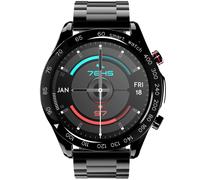 HiFuture FutureGo Pro HF-015 - Man - 46 mm - Smartwatch - Quartz with charger - Gorilla Glass Black 22 mm