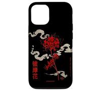 Higanbana or Red Spider Lily in 90s Harajuku Aesthetic Style Case for iPhone 12/12 Pro