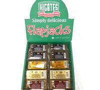 Higates Vegetarian Flapjacks Mixed Case 120g (Box of 30)
