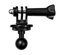 Higatful 17mm Ball Mount Adapter for Insta360 ACE Pro One X3 X2 X R RS GO 3 2, GoPro Hero, Compatible with 17mm Double Socket Arm Connects