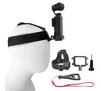 Higatful Pocket 3 Head Strap Mount, Hat headband Mount Compatible with DJI Osmo Pocket 3 Creator Combo