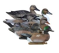 Higdon Outdoors Battleship Duck Decoys Puddle Pack, Foam Filled, 2 Pintails, 2 Gadwalls, 2 Widgeons, multi (HDI-16993)