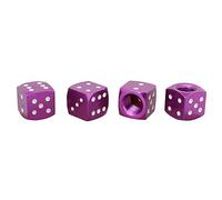 HIGGER 4Pcs/Lot Aluminum Alloy Car-styling AUTO Dice Dust Valve Caps Car Motorcycles Electric Cars Tire Valve Dust Cap