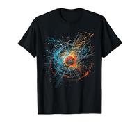 Higgs Boson Particle Quantum Theory Sci Fi Lovers T-Shirt, Men, Black, Large