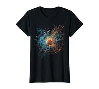 Higgs Boson Particle Quantum Theory Sci Fi Lovers T-Shirt, Women, Black, 3X-Large