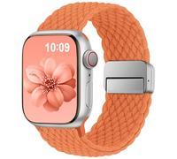 Higgs Braided Strap Compatible with Apple Watch Straps 44mm 46mm 38mm 42mm 40mm 41mm 45mm 49mm for Men Women, Nylon Elastic Magnetic Snap Strap for iWatch Series 11 10 9 SE 8 7 6 5 4 Ultra 3 2 1
