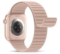 Higgs Magnetic Silicone Sport Strap Compatible with Apple Watch Straps 44mm 40mm 38mm 41mm 42mm 45mm 46mm 49mm for Men Women, Soft iWatch Wrist Band for Series 11 10 9 SE 8 7 6 5 4 Ultra 3 2 1