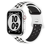 Higgs Sport Strap Compatible with Apple Watch Strap 44mm 45mm 46mm 42mm 49mm 40mm 38mm 41mm, Breathable Silicone Double Hole Band for iWatch Strap Series 11 10 9 8 7 6 5 4 SE Ultra 3 2 1