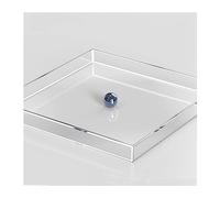 High 2In Acrylic Floating Photo Props Shooting Tray, Multi-functional Display Showcase, Clear Shallow Water Tank, Portable Food Cosmetic Storage Box(20x15cm(7.9x5.9in))