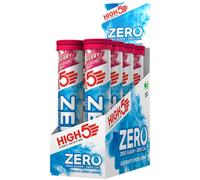 High 5 Zero Electrolyte Hydration Tabs x 8 Tubes 160 Tabs Berry For Gym Exercise