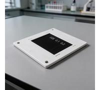 High 50x50mm interference diffraction grating set with double and triple slit circular patterns for laboratory optical analysis (Single Slit)