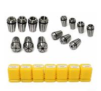 High 7Pcs ER11 Spring Collet Chuck Set for CNC Lathes and Milling Machines, Reliable Functionality