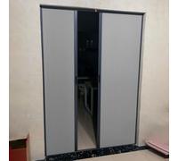 High 80/90/96 Inch Folding Room Dividers Accordion Doors for Closet Thermal Insulation Privacy & Dust Protection SpaceSaving Partition Solutions