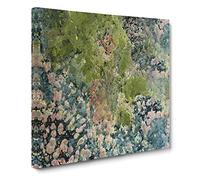 High Above the Greens Canvas Print | Gallery Wrapped 30mm Frame Wall Art | 14x14 inches | Ready to Hang | Abstract Picture | Living Room Bedroom Lounge Office