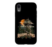 High Above The Pines Fire Lookout Tower Case for iPhone XR