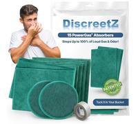 High Absorption Flatulence Eliminators! End Odor & Noise up to 100%! No Flatulence Embarrassment from Diet, Irritable Bowel Syndrome IBS, Diverticulitis, Colitis, Crohns, IBD & Leaky Gut P-15