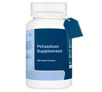 High Absorption Potassium for Muscle, Brain & Bone Health - No Additives High Potency Elemental Potassium