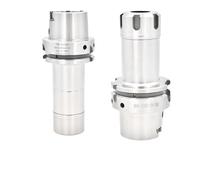 High Accuracy 0.002mm HSK63A ER16 ER20 ER25 ER32 SK10 SK16 Collet Chuck Tool Holder Handle CNC Milling Machine Lathe Tools(HSK63A-ER25-80L)
