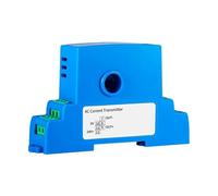 High Accuracy 10A 50A 150A Current Measurement Transducer Converter AC Hall Current Sensor 4-20mA 0-10V 0-5V RS485 Output DC24V Hole Diameter 12mm(AC0-15A,RS485 Output)