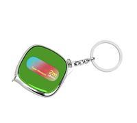 High Accuracy 2M Miniature Tape Measure Not Slip Grips Shockproof Designs Retractable Rulers for Construction High Accuracy Rulers