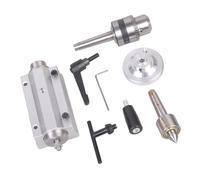 High Accuracy B12 Grip Whirler Tailstock Assembly with Live Center for Tiny Whirler Machining Stability Whirler Tailstock Live Center