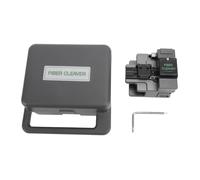 High Accuracy Fiber Cleaver, Optical Fiber Cutter with Tungsten Steel Blade, Automatic Return for Cold Welding and Hot Melting, Cuts 125μm Single Core Quartz Fiber