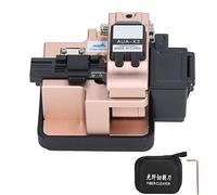 High Accuracy Fiber Cutter, Optical Fiber Cutting Tool with Automatic Return, Cold Splicing Tool for 0.25mm and 0.9mm Cable, Includes Wrench and (Gold)