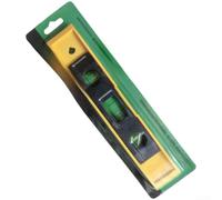 High Accuracy for Spirit Level 23cm Strong Magnet - Triple Bubble Level Tool for Horizontal Vertical 45° - DIY Carpentry Ruler(B)