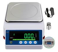 High Accuracy Large Range Lab Scale Analytical Balance 11x0.00002 lb / 5000g x 0.01Gram | Scientific Scale, Centigram Scale, Calibrated Scale, Industrial Weighing and Counting Scale Table Top Scale
