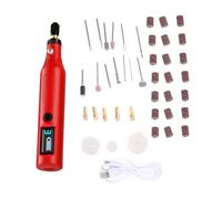 High Accuracy Miniature Electric Carving Tool Set with Digital Display 43Pieces for Craftsmen Intricate Craftwork Repair DIYer Crafting Tool