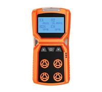 High Accuracy Multi Gas Detector Analyzer For H2/CO/PH3/CO2/H2S/NH3/O2 With Audible And Visual Alarm Fast Monitoring(SO2-0-100ppm)