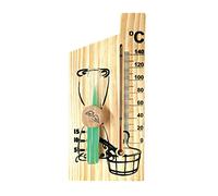 High Accuracy Sauna Thermometer Digital Sauna Room Thermometer Temperature Meter Gauge Wooden Measuring Range 0-140 ℃ Hourglass Sand Timer Set Hourglass Sand Timer Decorative for Room