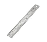High Accuracy Steel Drawing Ruler with Double Scale Systems Metric Royal Marks Easy to Use for Engineers Double Scale Ruler