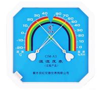 High Accuracy Temperature Humidity Meter, Analog Thermometer Hygrometer with Dual Scale Display, Battery-Free Indoor Wall-Mounted Gauge for Home Greenhouse Office