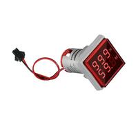 High Accuracy Two Display Timer Small LED Hour Meter with Flame Retardant Casing Simple to Operate for Industrial Use Ship Timer