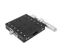 High Accuracy X Axes Slide Stage Cross Roller Manual Fine Tuning Sliding Table Aluminum Alloy Axes Trimming Platform