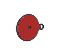 High Adhesion Dashboard Mounting Pad 75mm/95mm Red Disc For Car Phone Holder Navigation Base Secure Adhesive Car Mount Red Dashboard Mounting Disk For Navigation