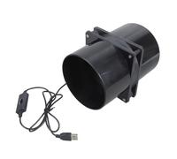 High Airflows 120mm USB Ventilation Blower 3 Speed Control Suitable For Printer Enclosure & Greenhouse Air Circulations Multi Scene Odor Elimination Blower