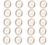 High Alloy Metal Four Eye Sewing Button with Fine Edges for Fashion Projects and Home Decoration Craft Craft Button