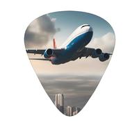 high altitude airplane Patterned Guitar Picks, 12-Piece Set, Suitable for Bass and Electric Guitar Playing, Ideal for Beginners