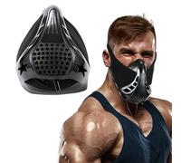 High Altitude Mask, Training Workout Mask Men to Improve Lung Capacity, Breathing Resistance Fitness Masks to Upgrade Endurance, for All Sport: Running, Cardio, Cycling, Gym
