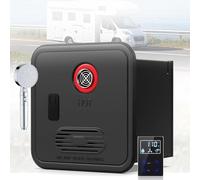 High Altitude Tankless Water Heater, Rv Propane Water Heater 55,000 Btu, 3.9 Gpm (14.8 L/Min) Max Flow, 25s to 124°F (51°C), 12v Dc, Freeze Protection, for Rvs, Motorhomes(Black,with Shower)