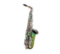 High Alto Eb Tune Saxophone Brass Lacquer Music Instrument E-flat Sax With Case Accessories (Color : 02)